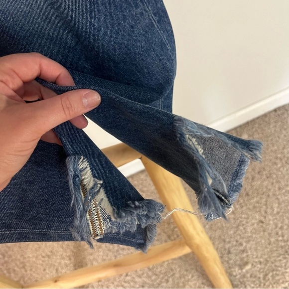 Agolde Jamie Straight Jeans in Lowdown High Rise Distressed 29 - Picture 3 of 12